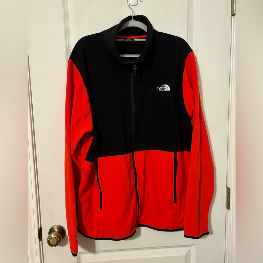 North Face Mens 2 toned fleece pullover, XL, - Picture 1 of 5